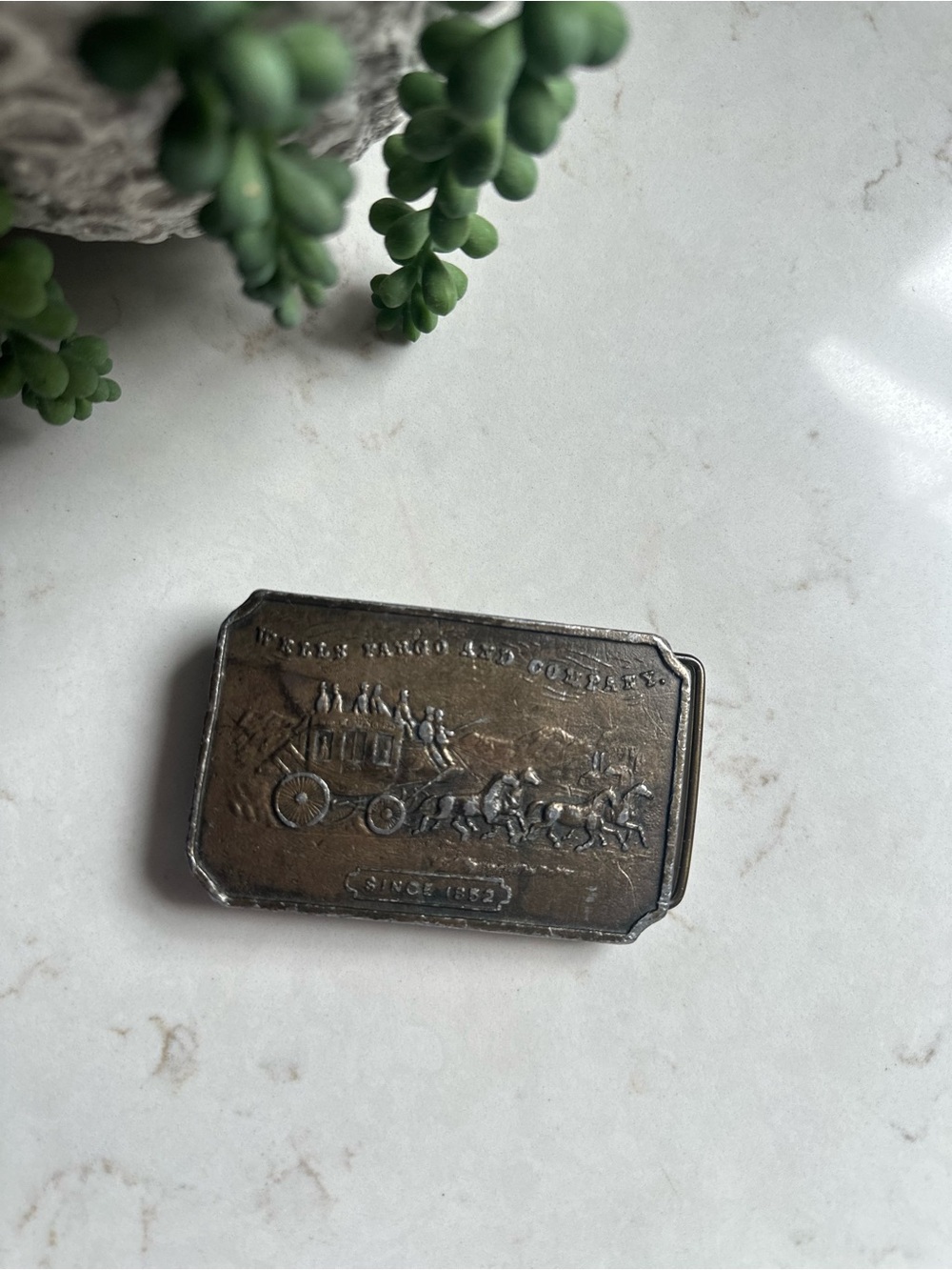 Wells Fargo Vintage Belt Buckle